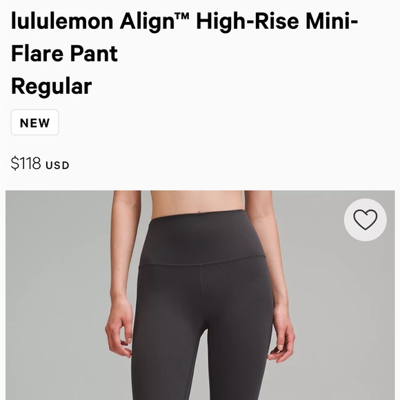 Align High-Rise Mini Flare Pant - Picture 1 of 7